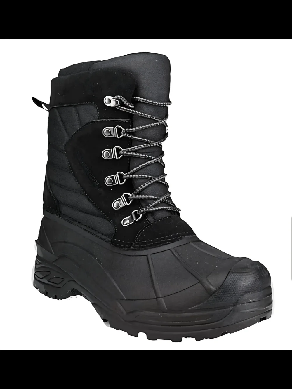 Weatherproof Men's Badger II Waterproof Flat Heel Winter Snow Boots Size 12 M
